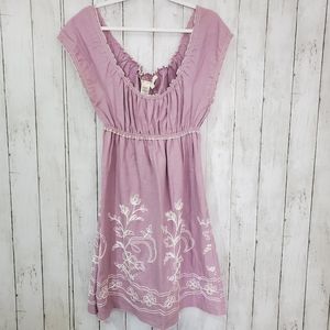 NWT MAX STUDIO EMBROIDERED DRESS.SIZE L